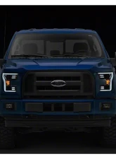 Raxiom Clear Lens Chrome Housing Projector Headlights w/ LED Accent Ford F-150 w/ Factory Halogen Headlights 2015-2017                                     - T542715 - Image 10