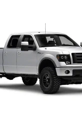 Raxiom Clear Lens Black Housing Super White LED Halo Projector Headlights Ford F-150 w/ Factory Halogen Headlights 2009-2014                                     - T542825 - Image 12