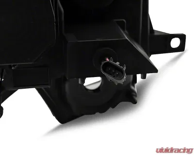 Raxiom Clear Lens Black Housing Super White LED Halo Projector Headlights Ford F-150 w/ Factory Halogen Headlights 2009-2014 - T542825