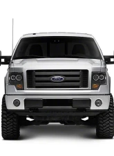 Raxiom Clear Lens Black Housing Super White LED Halo Projector Headlights Ford F-150 w/ Factory Halogen Headlights 2009-2014                                     - T542825 - Image 11