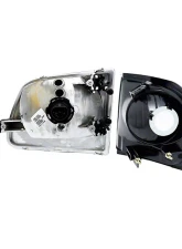 Raxiom Clear Lens Black Housing G2 Euro Headlights w/ Parking Lights Ford F-150 1997-2003                                     - T542830 - Image 2