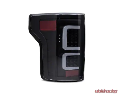 Raxiom Clear Lens Black Housing G3 LED Tail Lights Ford F-150 w/ Factory Halogen Non-BLIS Tail Lights 2015-2017 T542836 - T542836