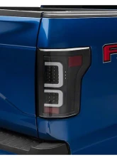 Raxiom Clear Lens Black Housing G3 LED Tail Lights Ford F-150 w/ Factory Halogen Non-BLIS Tail Lights 2015-2017 T542836                                     - T542836 - Image 6