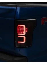 Raxiom Clear Lens Black Housing G3 LED Tail Lights Ford F-150 w/ Factory Halogen Non-BLIS Tail Lights 2015-2017 T542836                                     - T542836 - Image 8