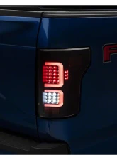 Raxiom Clear Lens Black Housing G3 LED Tail Lights Ford F-150 w/ Factory Halogen Non-BLIS Tail Lights 2015-2017 T542836                                     - T542836 - Image 9