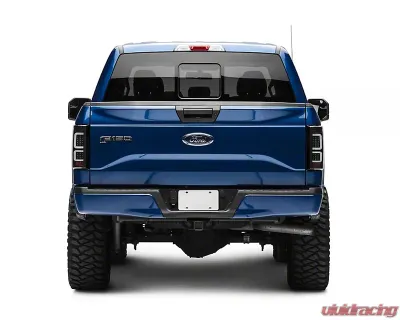Raxiom Clear Lens Black Housing G3 LED Tail Lights Ford F-150 w/ Factory Halogen Non-BLIS Tail Lights 2015-2017 T542836 - T542836