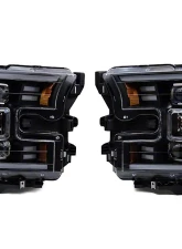 Raxiom Clear Lens Black Housing G3 Projector Headlights w/ LED Accent Ford F-150 w/ Factory Halogen Headlights 2015-2017                                     - T542837 - Image 13