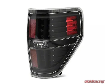 Raxiom Axial Series Clear Lens Black Housing LED Tail Lights Ford F-150 Styleside 2009-2014 - T542842