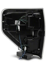 Raxiom Axial Series Clear Lens Black Housing LED Tail Lights Ford F-150 Styleside 2009-2014                                     - T542842 - Image 3