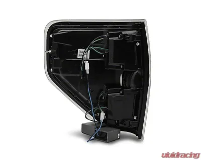 Raxiom Axial Series Clear Lens Black Housing LED Tail Lights Ford F-150 Styleside 2009-2014 - T542842
