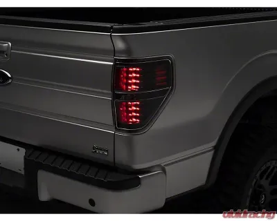 Raxiom Axial Series Clear Lens Black Housing LED Tail Lights Ford F-150 Styleside 2009-2014 - T542842