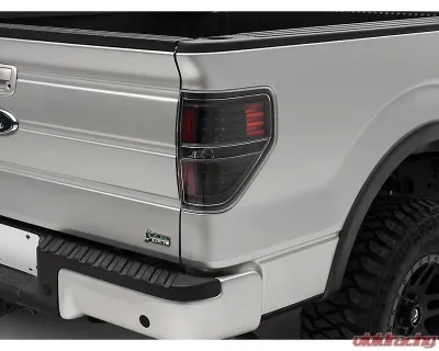 Raxiom Axial Series Clear Lens Black Housing LED Tail Lights Ford F-150 Styleside 2009-2014 - T542842