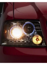 Raxiom Clear Lens Chrome Housing Dual LED Halo Projector Headlights Ford F-150 2004-2008                                     - T542850 - Image 6