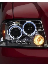 Raxiom Clear Lens Chrome Housing Dual LED Halo Projector Headlights Ford F-150 2004-2008                                     - T542850 - Image 7