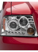 Raxiom Clear Lens Chrome Housing Dual LED Halo Projector Headlights Ford F-150 2004-2008                                     - T542850 - Image 8