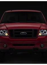 Raxiom Clear Lens Chrome Housing Dual LED Halo Projector Headlights Ford F-150 2004-2008                                     - T542850 - Image 10