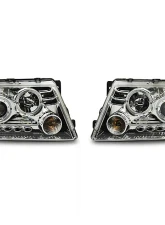 Raxiom Clear Lens Chrome Housing Dual LED Halo Projector Headlights Ford F-150 2004-2008                                     - T542850 - Image 12