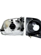 Raxiom Clear Lens Chrome Housing G2 Euro Headlights w/ Parking Lights Ford F-150 1997-2003                                     - T542853 - Image 2