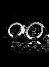 Raxiom Clear Lens Chrome Housing LED Halo Projector Headlights Ford F-150 1997-2003                                     - T542860 - Image 3