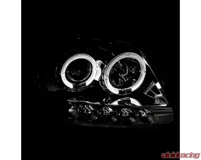 Raxiom Clear Lens Chrome Housing LED Halo Projector Headlights Ford F-150 1997-2003 - T542860