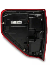 Raxiom Axial Series Red/Clear Lens Chrome Housing Tail Lights Ford F-150 Styleside 2009-2014                                     - T542865 - Image 3