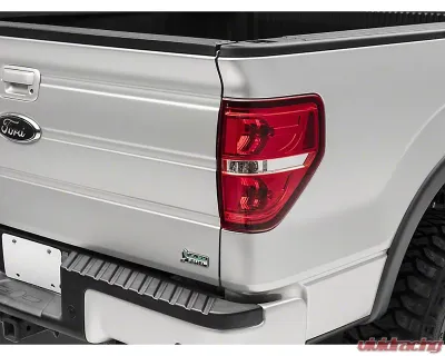 Raxiom Axial Series Red/Clear Lens Chrome Housing Tail Lights Ford F-150 Styleside 2009-2014 - T542865