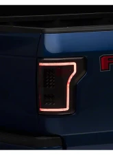 Raxiom Clear Lens Black Housing LED Tail Lights w/ Sequential Turn Signals Ford F-150 w/ Factory Halogen Non-BLIS Tail Lights 2015-2017                                     - T544625 - Image 5