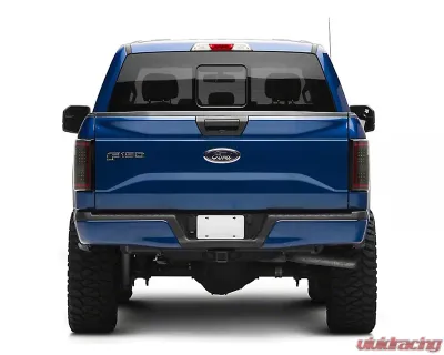 Raxiom Clear Lens Black Housing LED Tail Lights w/ Sequential Turn Signals Ford F-150 w/ Factory Halogen Non-BLIS Tail Lights 2015-2017 - T544625