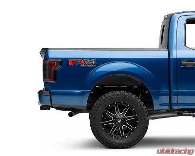 Raxiom Clear Lens Black Housing LED Tail Lights w/ Sequential Turn Signals Ford F-150 w/ Factory Halogen Non-BLIS Tail Lights 2015-2017 - T544625