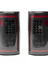 Raxiom Clear Lens Black Housing LED Tail Lights w/ Sequential Turn Signals Ford F-150 w/ Factory Halogen Non-BLIS Tail Lights 2015-2017                                     - T544625 - Image 10