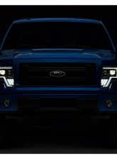 Raxiom Axial Series Clear Lens Black Housing G4 Light Bar Switchback Projector Replacement Headlights Ford F-150 w/ Factory Halogen Headlights 2009-2014                                     - T546755 - Image 8