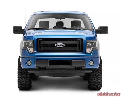 Raxiom Axial Series Clear Lens Black Housing G4 Light Bar Switchback Projector Replacement Headlights Ford F-150 w/ Factory Halogen Headlights 2009-2014 - T546755