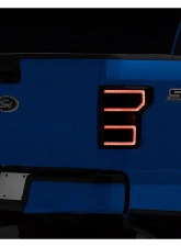Raxiom Axial Series Clear Lens Black Housing LED Tail Lights w/ Sequential Turn Signals Ford F-150 w/ Factory Halogen Non-BLIS Tail Lights 2018-2020                                     - T548144 - Image 7