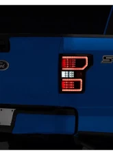 Raxiom Axial Series Clear Lens Black Housing LED Tail Lights w/ Sequential Turn Signals Ford F-150 w/ Factory Halogen Non-BLIS Tail Lights 2018-2020                                     - T548144 - Image 8
