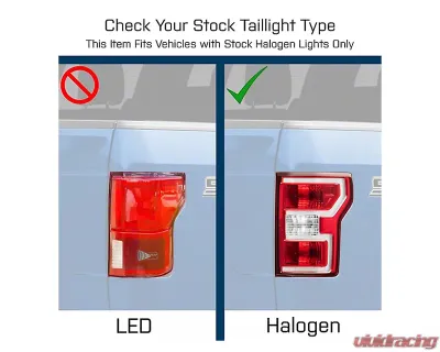 Raxiom Axial Series Clear Lens Black Housing LED Tail Lights w/ Sequential Turn Signals Ford F-150 w/ Factory Halogen Non-BLIS Tail Lights 2018-2020 - T548144