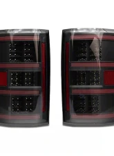 Raxiom Clear Lens Black Housing LED Tail Lights Ford F-150 w/ Factory Halogen Non-BLIS Tail Lights 2018-2020                                     - T548147 - Image 10