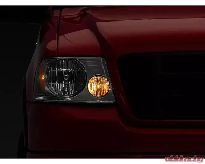 Raxiom Axial Series Clear Lens Chrome Housing OEM Style Replacement Headlights Ford F-150 2004-2008 - T551341