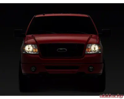 Raxiom Axial Series Clear Lens Chrome Housing OEM Style Replacement Headlights Ford F-150 2004-2008 - T551341