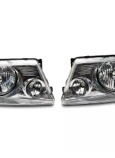 Raxiom Axial Series Clear Lens Chrome Housing OEM Style Replacement Headlights Ford F-150 2004-2008                                     - T551341 - Image 11