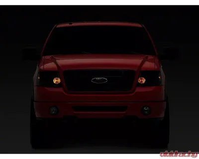 Raxiom Axial Series Smoked Lens Chrome Housing OEM Style Replacement Headlights Ford F-150 2004-2008 - T551342