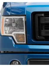 Raxiom Axial Series Clear Lens Chrome Housing OEM Style Replacement Headlights Ford F-150 w/ Factory Halogen Headlights 2009-2014                                     - T551343 - Image 7