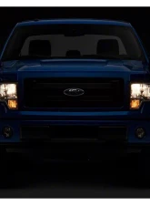 Raxiom Axial Series Clear Lens Chrome Housing OEM Style Replacement Headlights Ford F-150 w/ Factory Halogen Headlights 2009-2014                                     - T551343 - Image 8