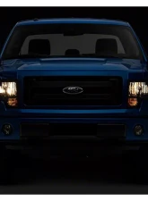 Raxiom Axial Series Smoked Lens Chrome Housing OEM Style Replacement Headlights Ford F-150 w/ Factory Halogen Headlights 2009-2014                                     - T551344 - Image 8