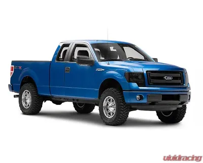 Raxiom Axial Series Smoked Lens Chrome Housing OEM Style Replacement Headlights Ford F-150 w/ Factory Halogen Headlights 2009-2014 - T551344