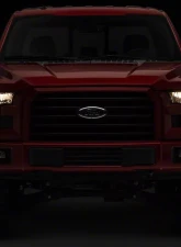 Raxiom Axial Series Smoked Lens Chrome Housing OEM Style Replacement Headlights Ford F-150 w/ Factory Halogen Headlights 2015-2017                                     - T551346 - Image 9