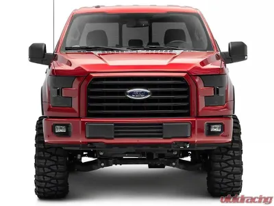 Raxiom Axial Series Smoked Lens Chrome Housing OEM Style Replacement Headlights Ford F-150 w/ Factory Halogen Headlights 2015-2017 - T551346