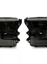 Raxiom Axial Series Smoked Lens Chrome Housing OEM Style Replacement Headlights Ford F-150 w/ Factory Halogen Headlights 2015-2017                                     - T551346 - Image 12