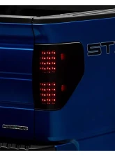 Raxiom Axial Series Smoked Lens Black Housing LED Tail Lights Ford F-150 Styleside 2009-2014                                     - T565678 - Image 5
