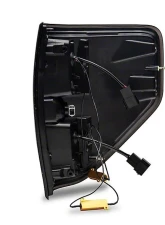 Raxiom Axial Series Smoked Lens Black Housing LED Tail Lights w/ Halo Ford F-150 Styleside 2009-2014                                     - T565679 - Image 3