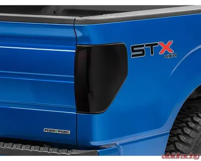 Raxiom Axial Series Smoked Lens Black Housing LED Tail Lights w/ Halo Ford F-150 Styleside 2009-2014 - T565679